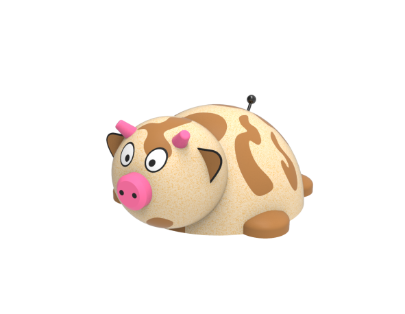 Figura gumowa na plac zabaw Krowa