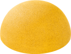 Gumowa półkula żółta
