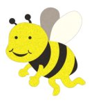Figura do nawierzchni EPDM "pszczoła"