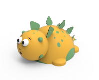 Gumowa figura na plac zabaw Stegozaur 3D036
