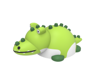Gumowa figura na plac zabaw Krokodyl 3D034