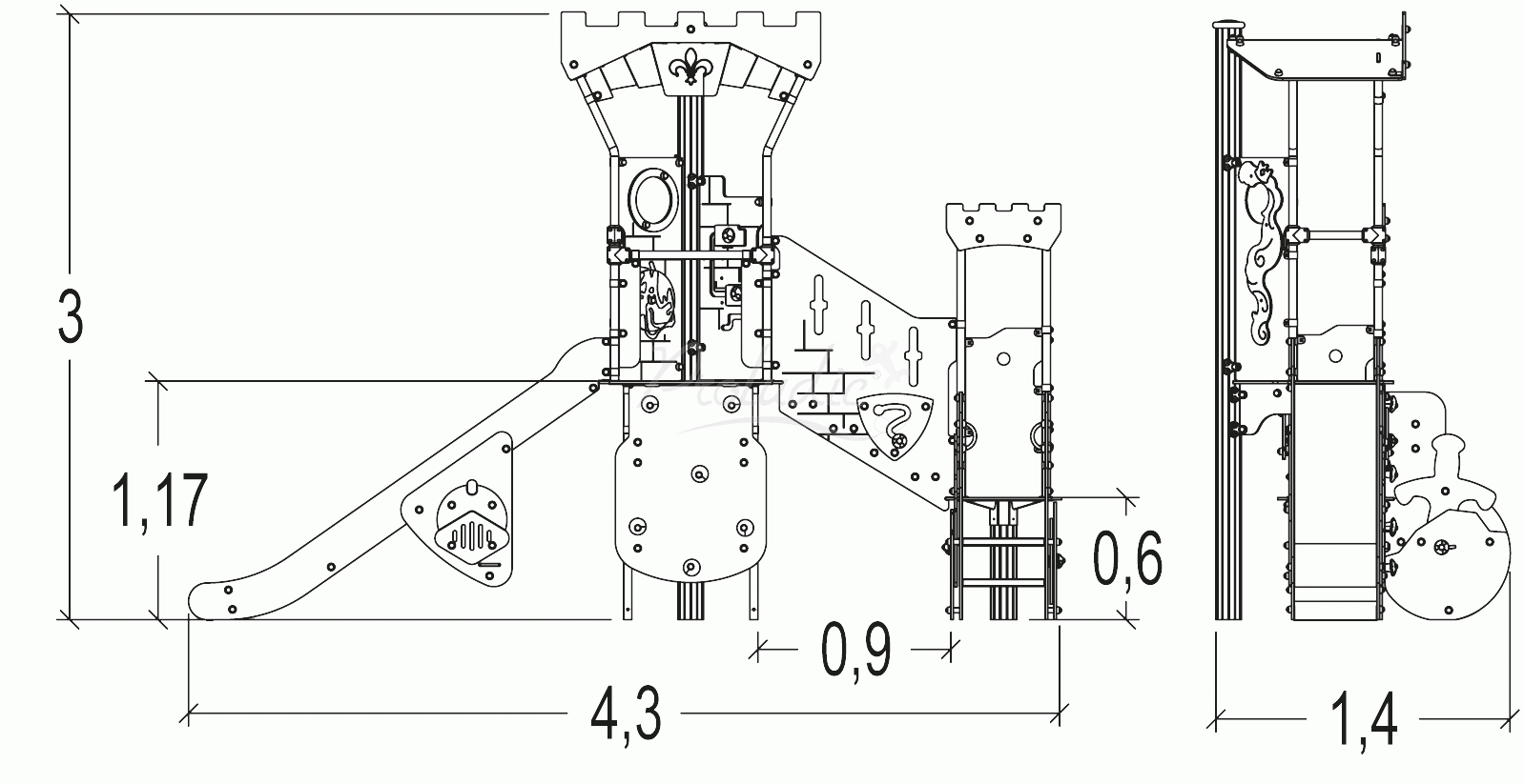 Zestaw tematyczny Średniowiecze J38401