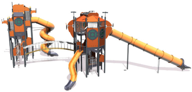 Zestaw Metropolis - zjeżdżalnia polipropylen J47102P