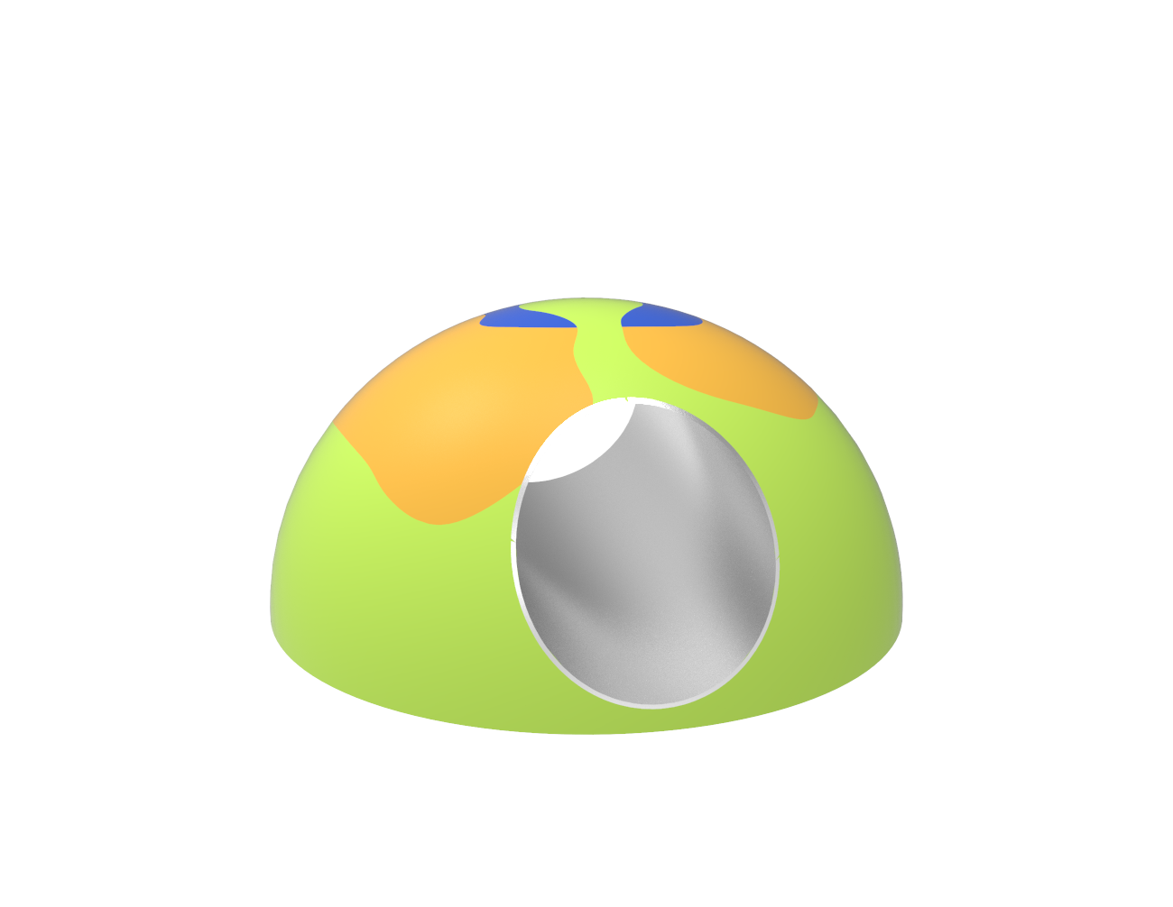 Pagórek gumowy na plac zabaw