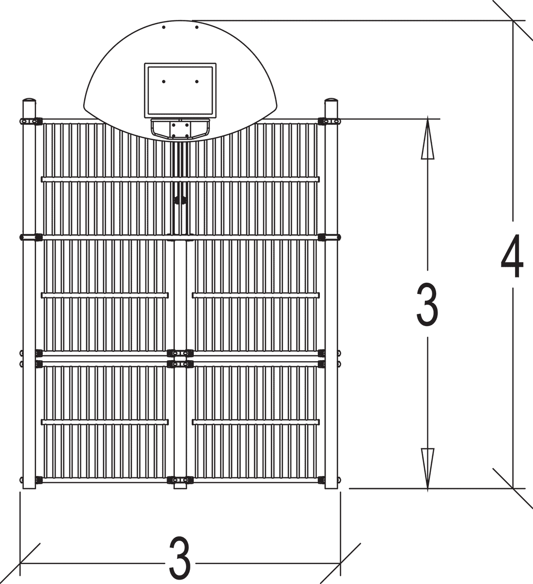 Pojedyncza bramka J22218
