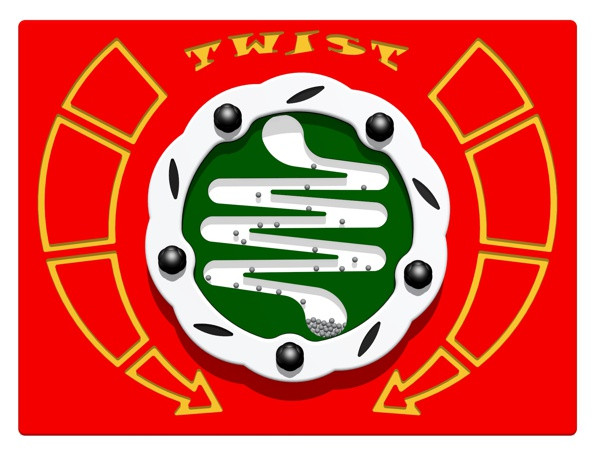 Kreatywny plac zabaw - Tablica wyścig kulek