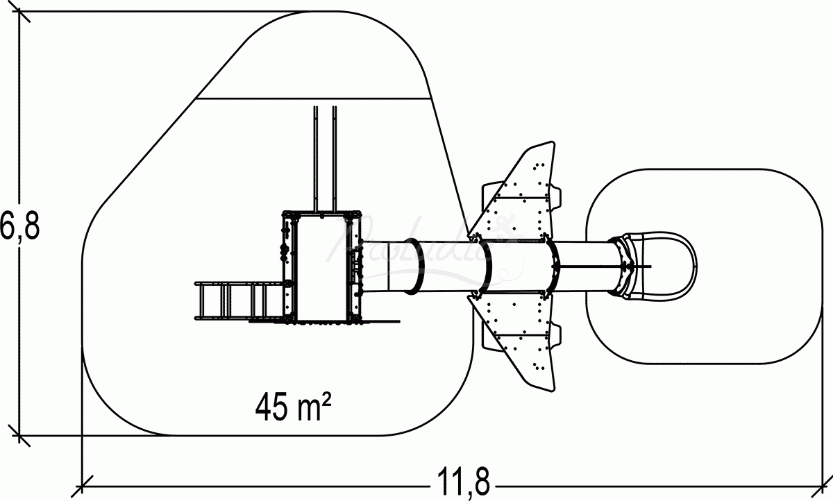 Zjeżdżalnia Samolot J2689