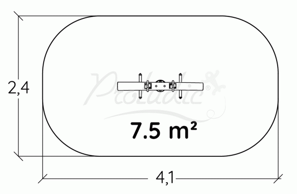 Bujak Belka dwuosobowy J882