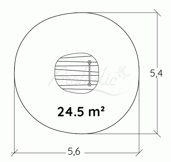 Deska balansująca Lilia wodna J49105