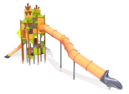 Duża wieża Amazonia - zjeżdżalnie z polipropylenu J47201P