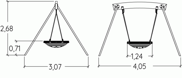 Huśtawka Bocianie Gniazdo J440